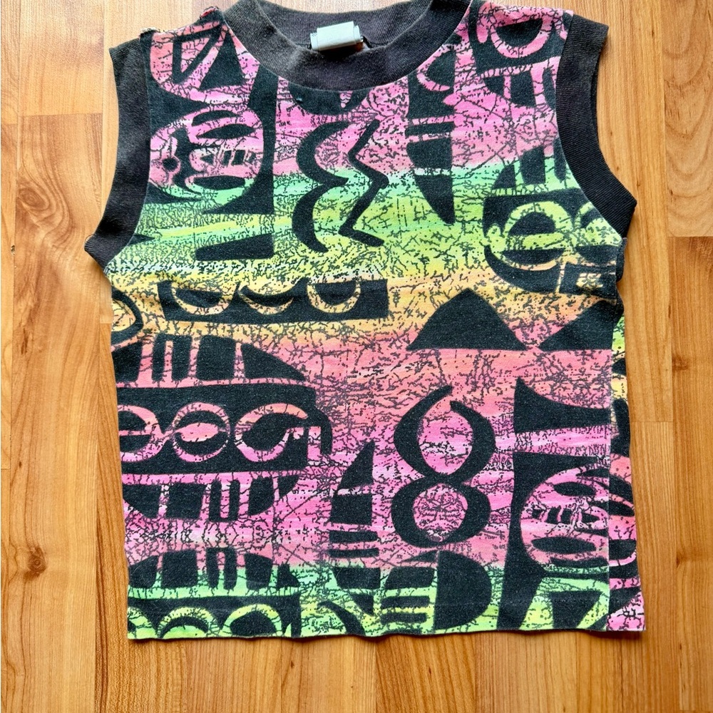 American Vintage Multicolor Graphic Tank Top